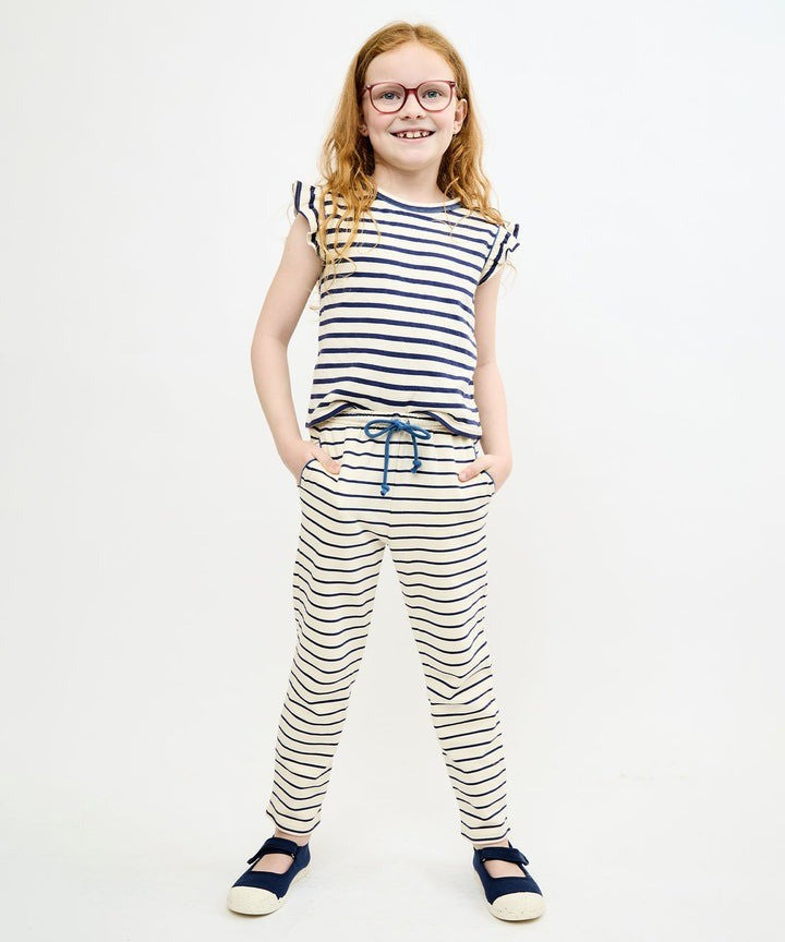 Chris Jogger, Navy French Stripe|9529