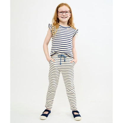 Chris Jogger, Navy French Stripe|9529