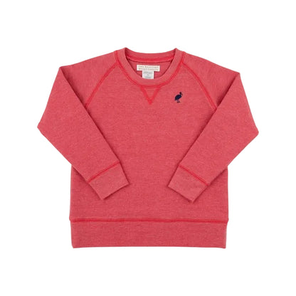 Cassidy Crewneck Heathered Red|12720