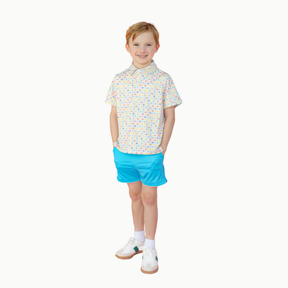 Boys' Performance Polo in Sea Life|11264