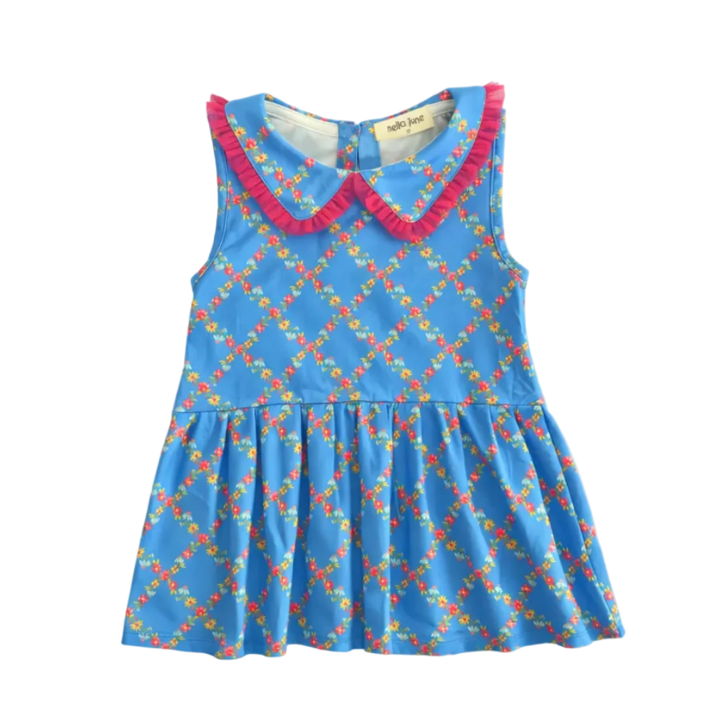 Performance Tennis Dress in Watercolor Floral|11275