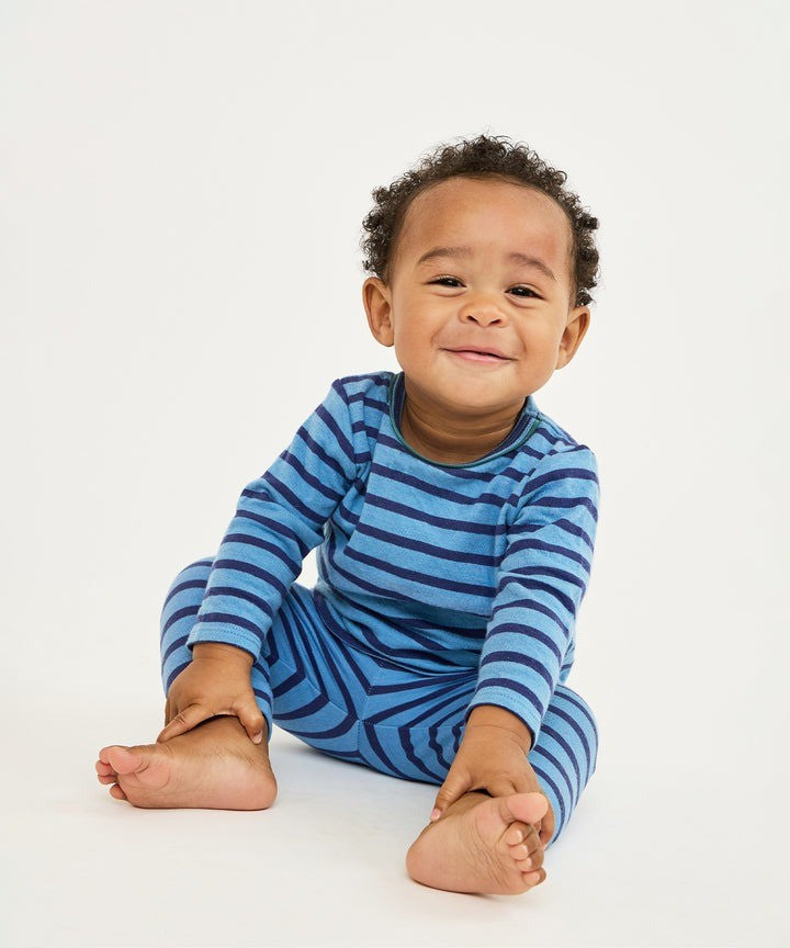 Andy Baby Legging, Ocean Stripe|9391