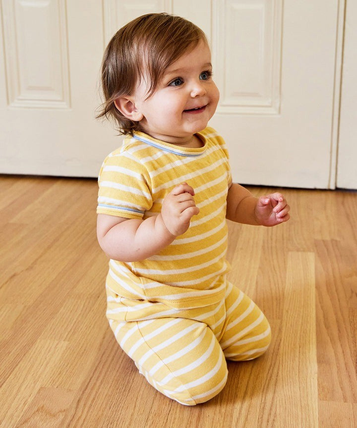 Andy Baby Legging, Yellow Stripe|9518
