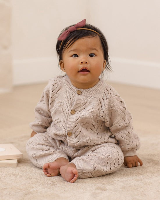 Long Sleeve Bubble Romper - Lilac Mist|12466