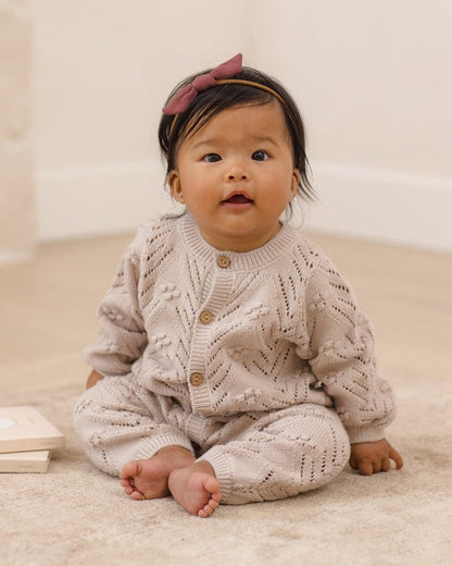 Long Sleeve Bubble Romper - Lilac Mist|12466