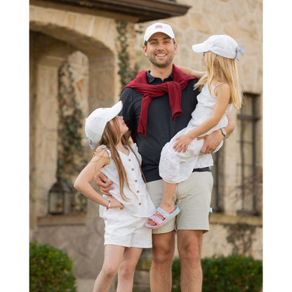 Adult American Flag Baseball Hat- white|8301