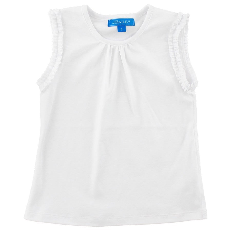 Girls Summer Tee - White|11547