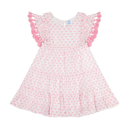 Sophie Tassel Dress- Pink Butterfly|11770