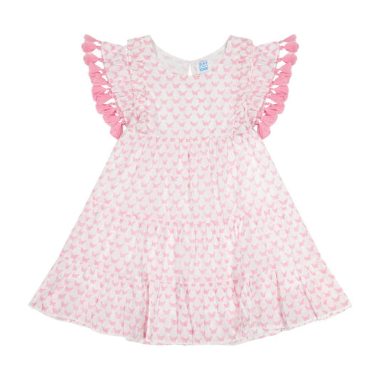 Sophie Tassel Dress- Pink Butterfly|11770