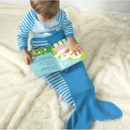 Whale Knit Blanket|10213