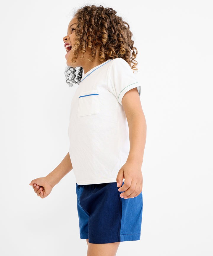 Bingo Short, Cool Color Block|6805