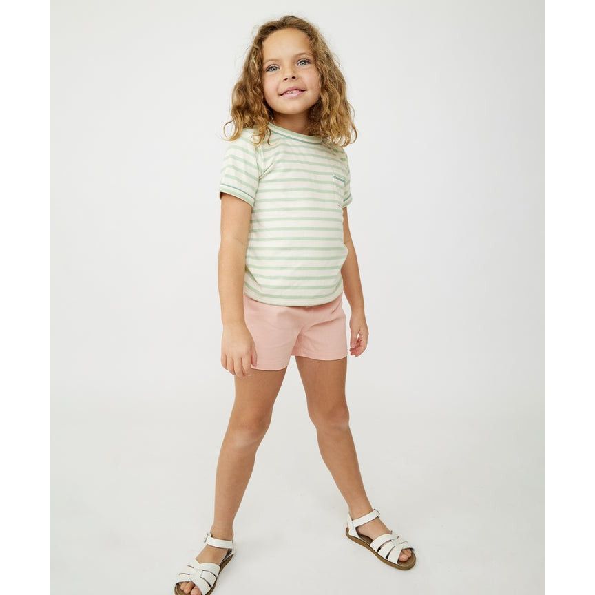 Willie T-Shirt, Kiwi Sport Stripe|6849