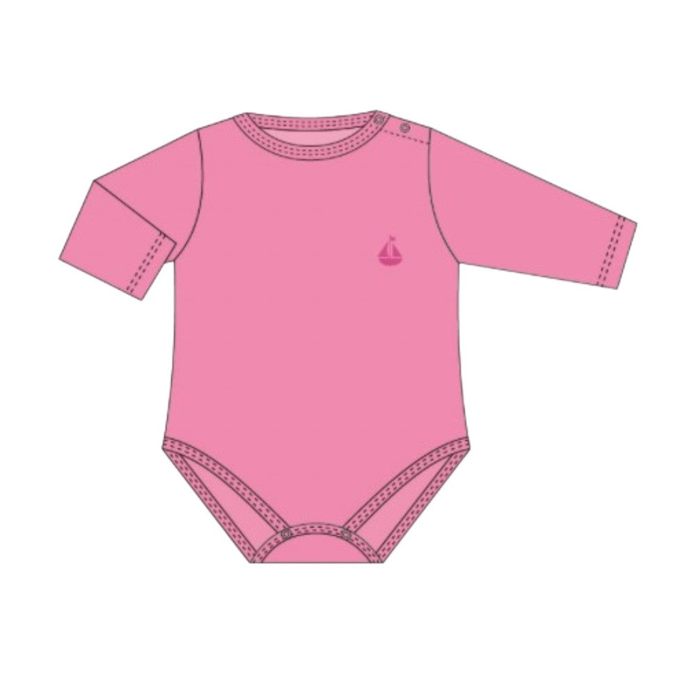 Essentials Pima Bodysuit-Bubblegum|13204