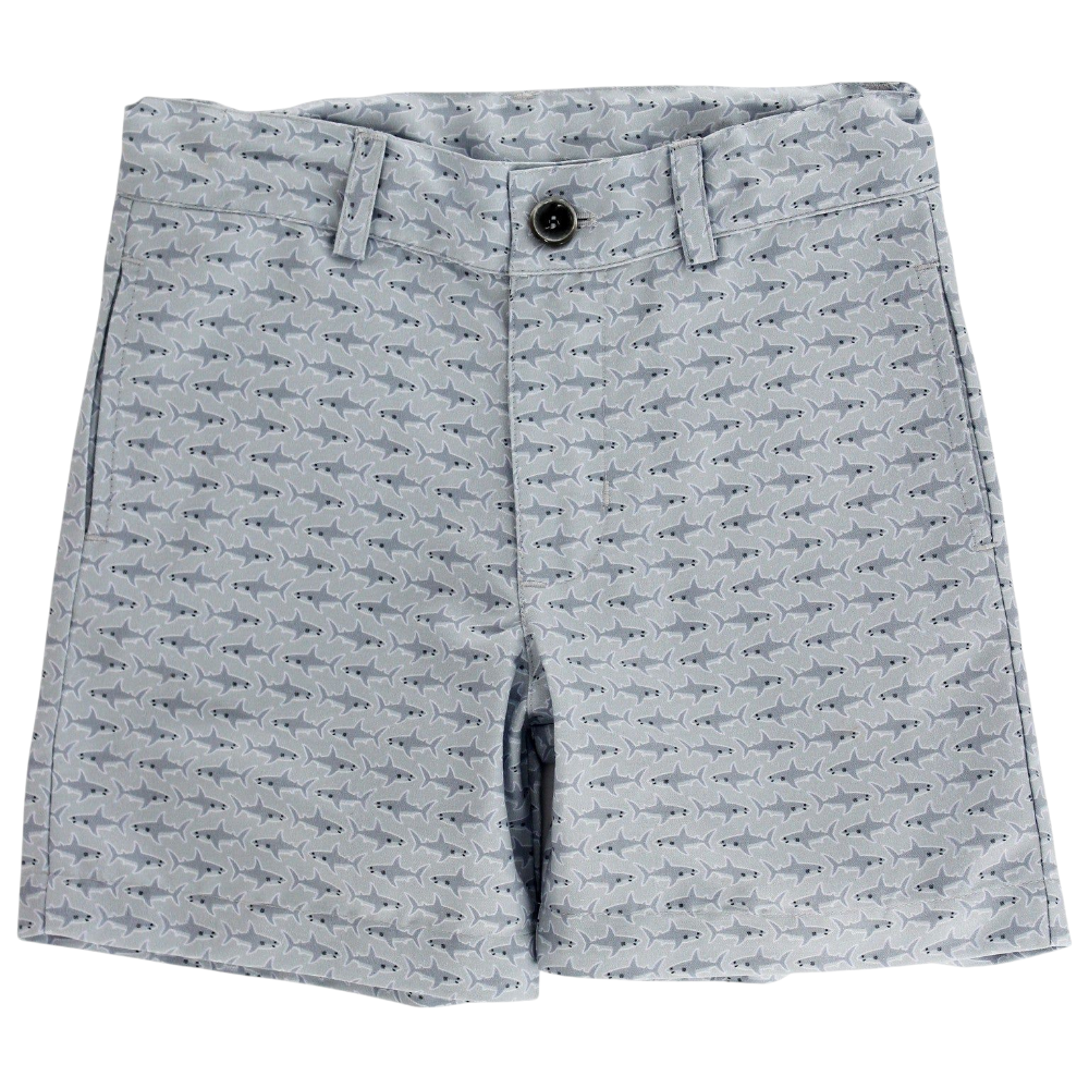 Pete Short - Sharks on Grey|8550