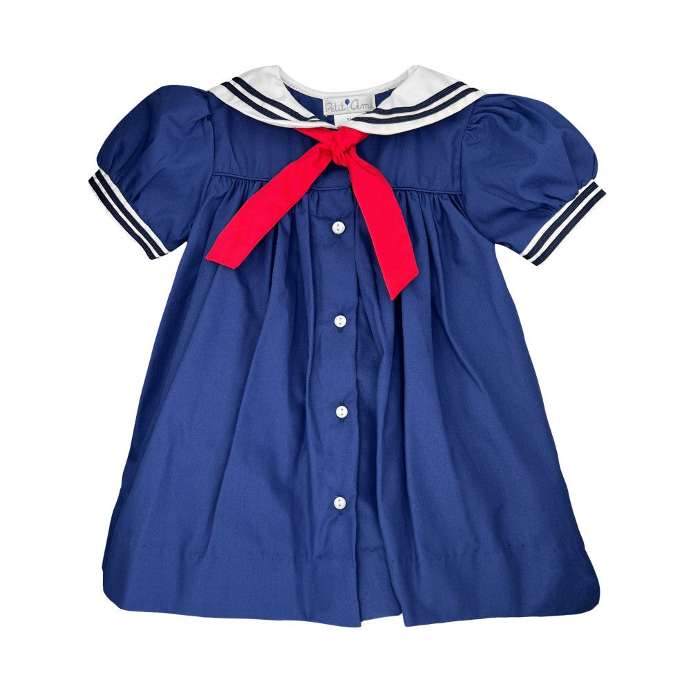 Nautical Sailor Dress -Blue|11206