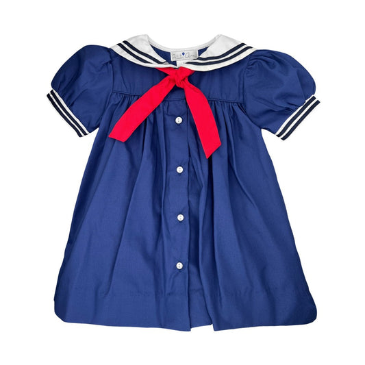 Nautical Sailor Dress -Blue|11206