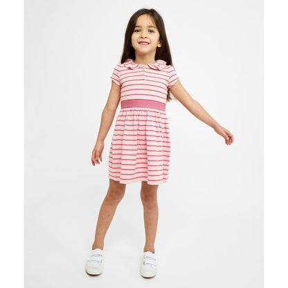Allegra Dress, Petal Mini Stripe|10680