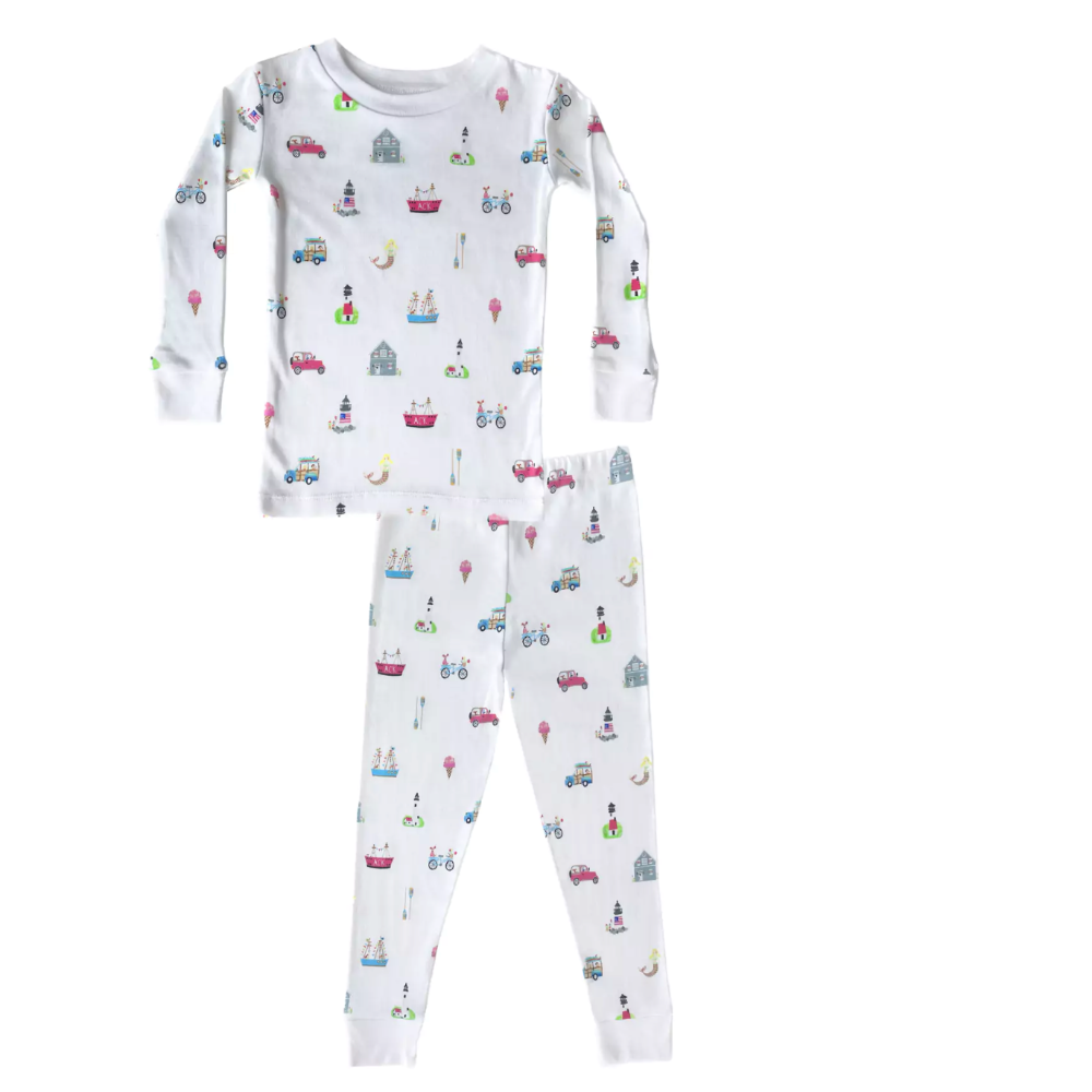 Nantucket Summer Two Piece Pajama Set|1744
