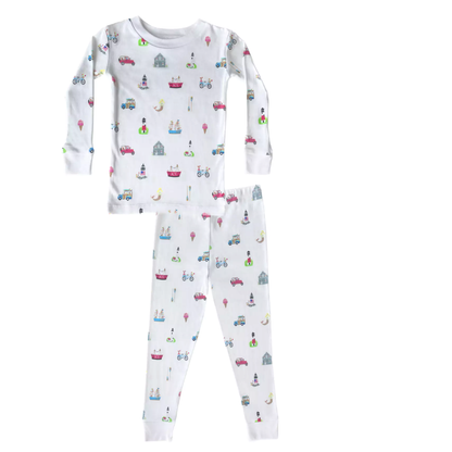 Nantucket Summer Two Piece Pajama Set|1744