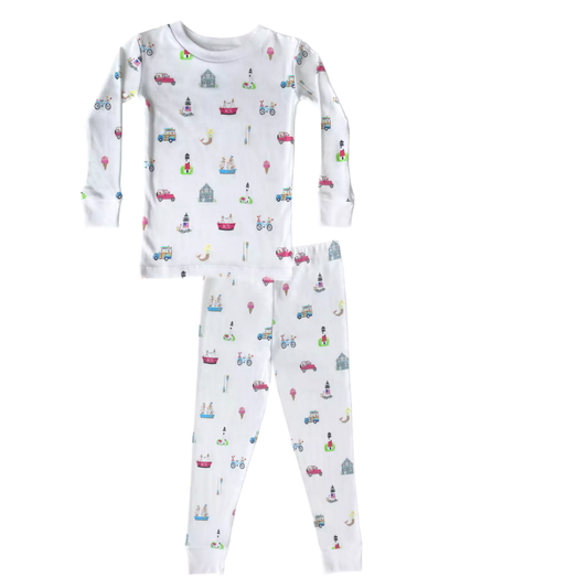 Nantucket Summer Two Piece Pajama Set|1744