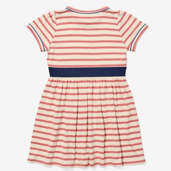 Mirren Dress, Nautical Red Stripe|6829