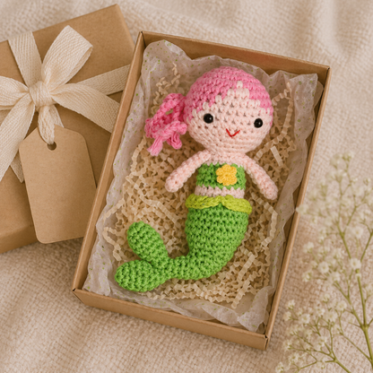 Mermaid Crochet Rattle|13308