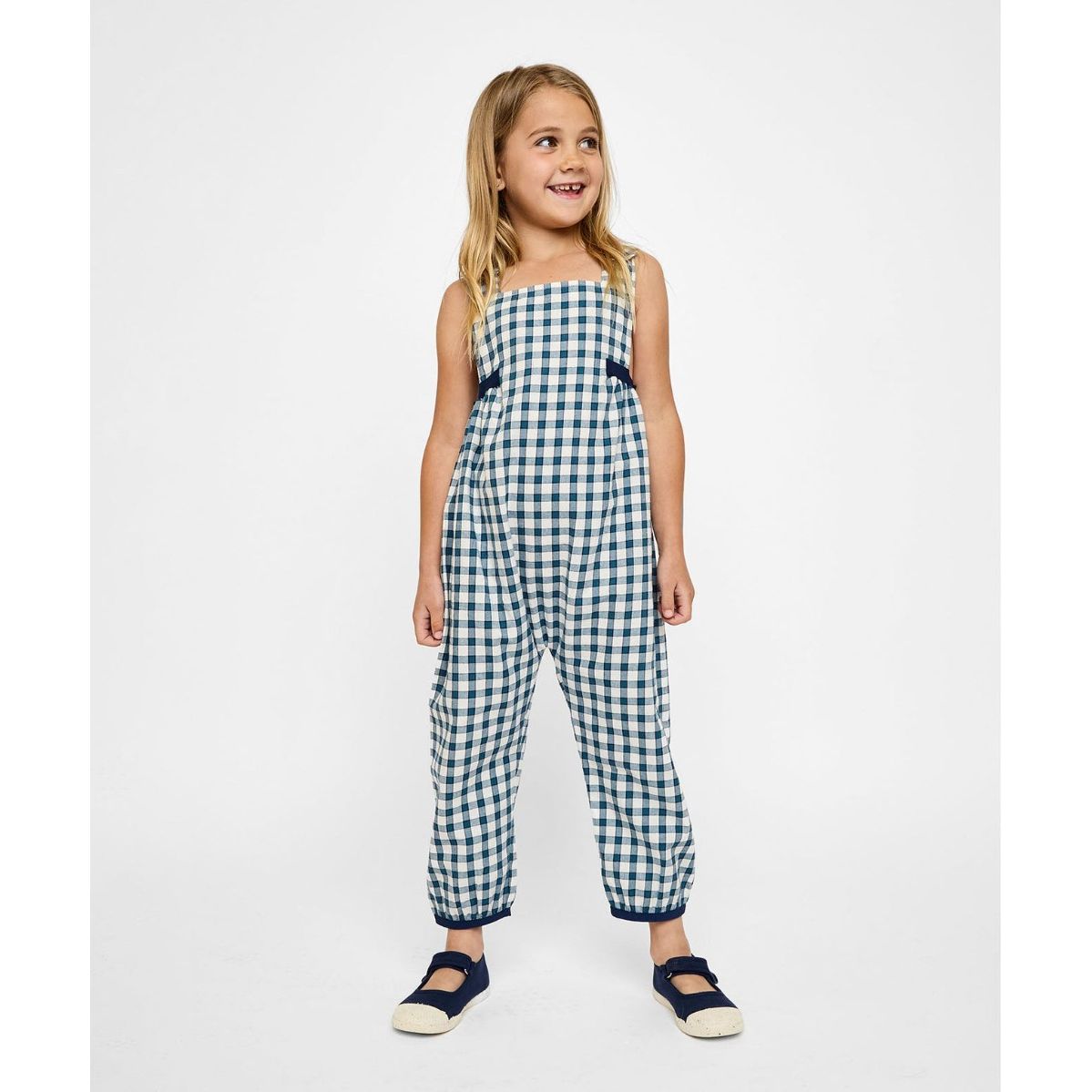 Scout Overall, Blue Picnic Check|9033