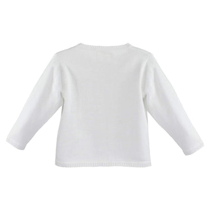 White Ladder Edge Cardigan|13301