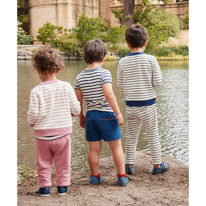 Chris Jogger, Navy French Stripe|9533