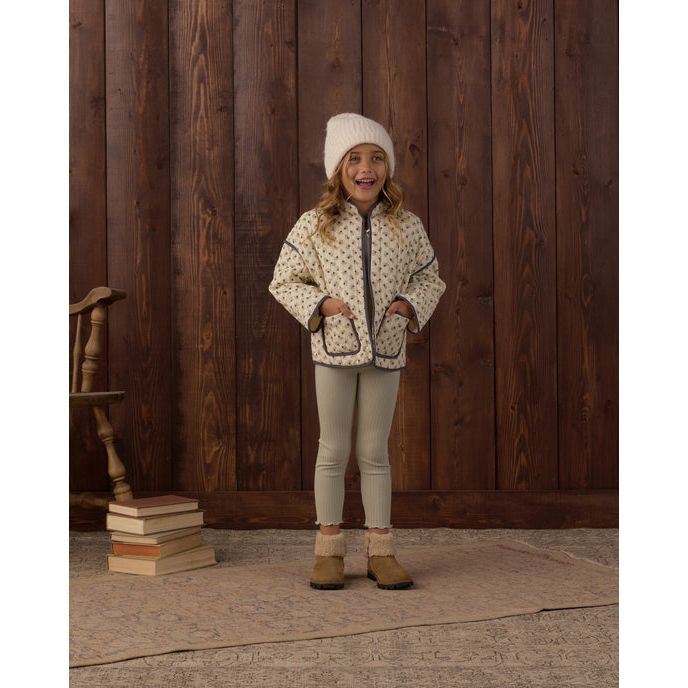 Quilted Jacket Vintage Fleur
