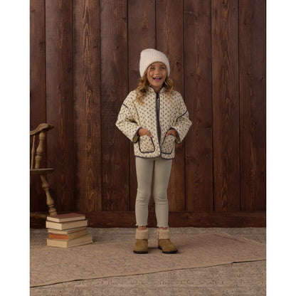 Quilted Jacket Vintage Fleur