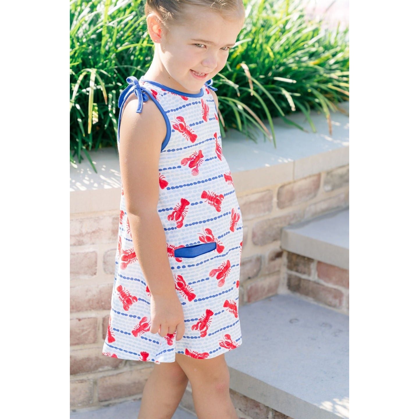 Lobster Sleeveless Dress|10939