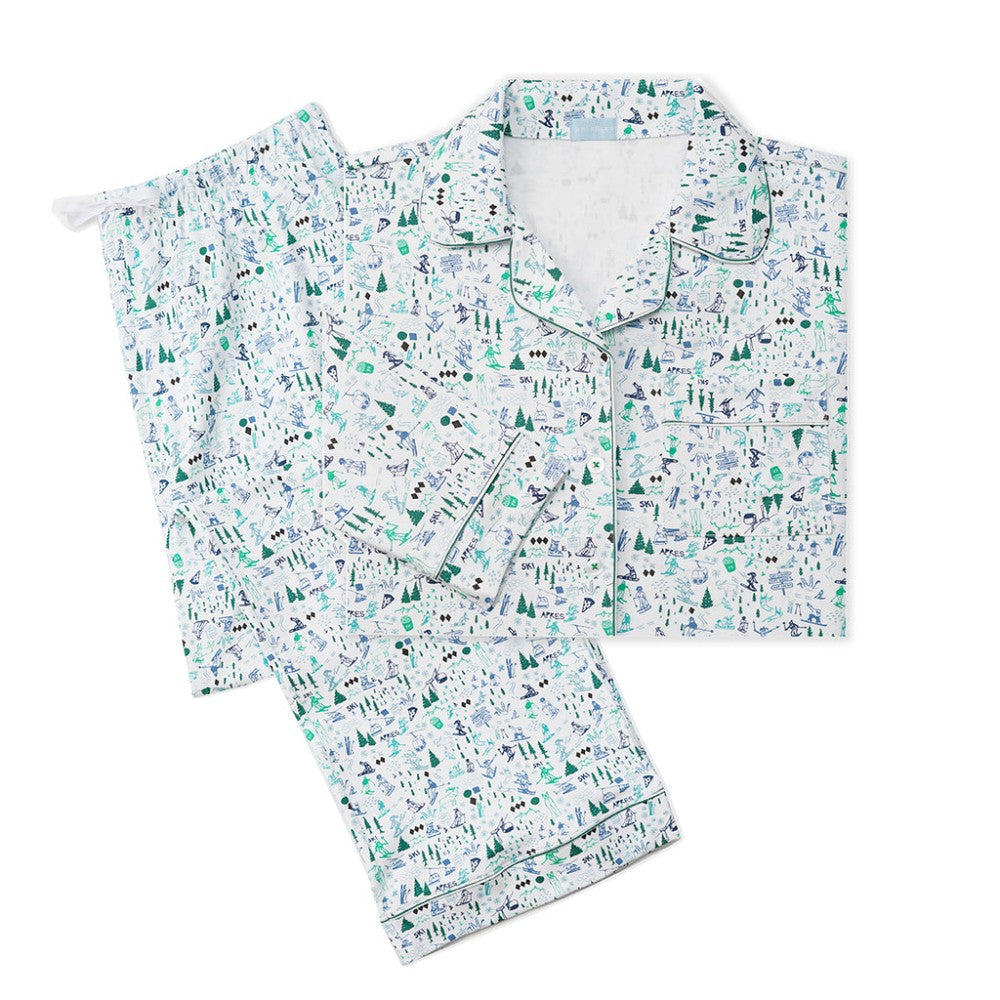 Après Ski Women’s Button Front Pajama Set|10554