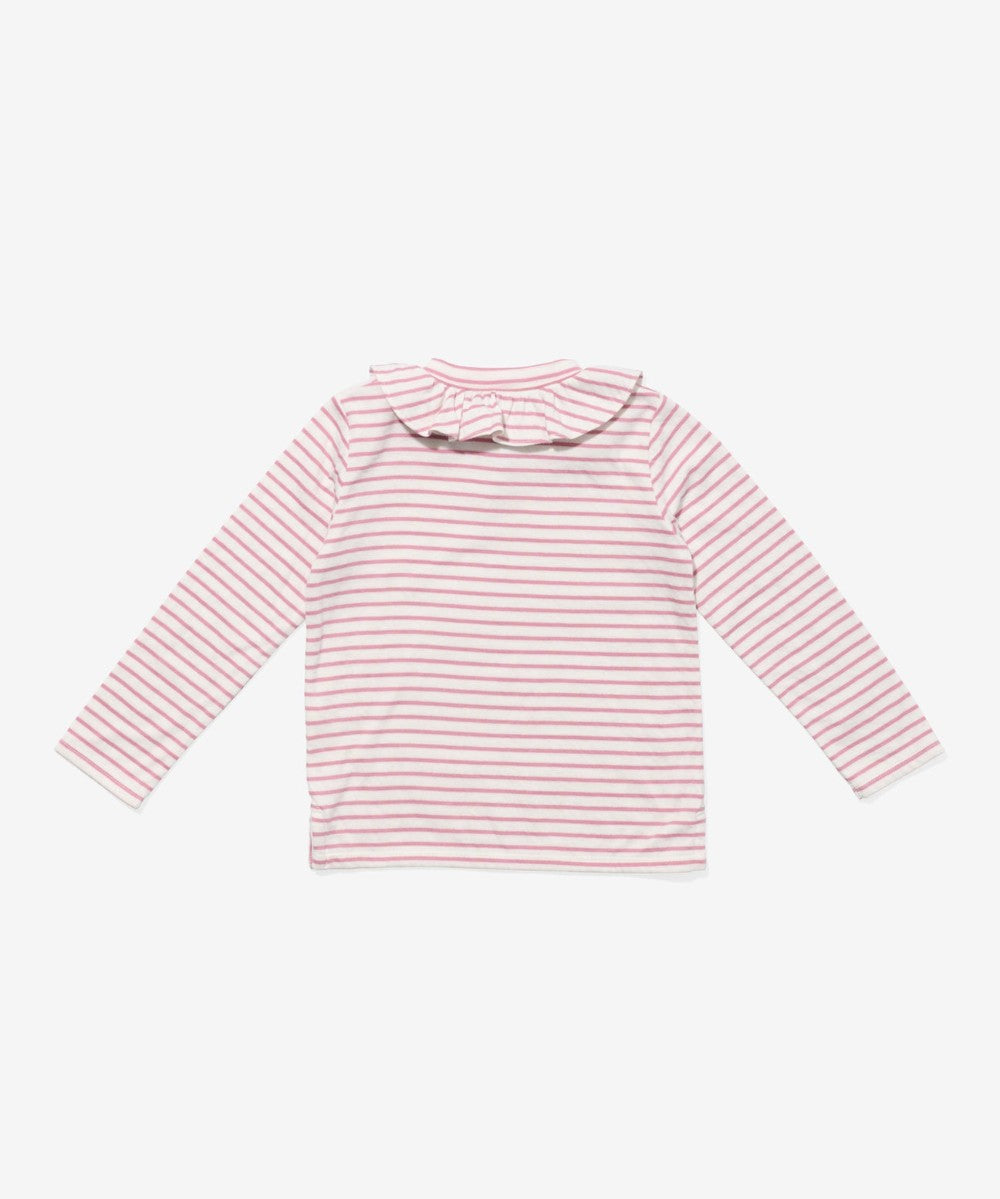 Hen T-Shirt, Rose Mini Stripe|9009