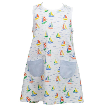 Yacht Sleeveless Dress|10909