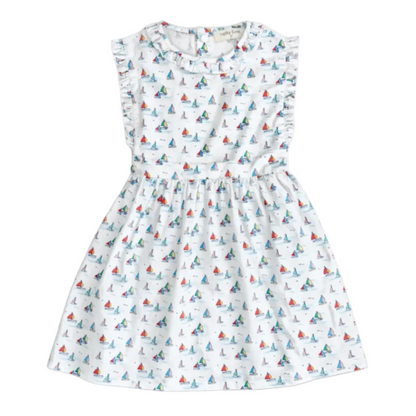 Ruffle Sundress in Sailboats|11269