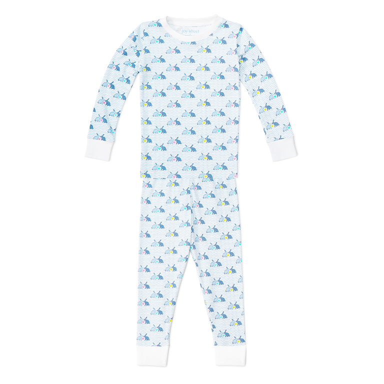 Bunny Love Two Piece Kids Pajamas|6375