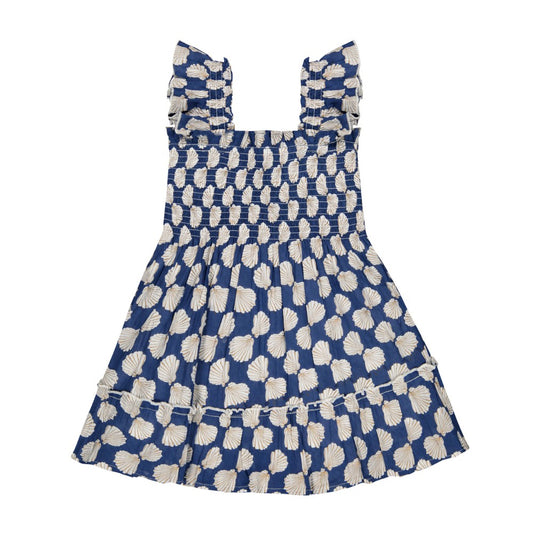 Mini Paloma Dress- Shell Beach Navy|11757