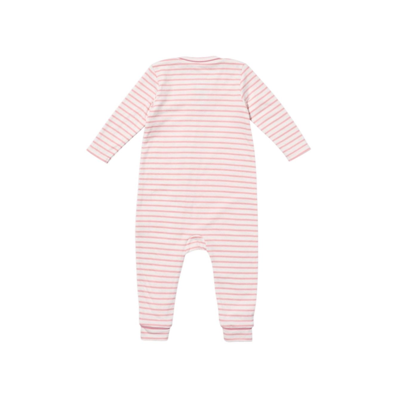 Ziggy Zip Romper, Dusty Rose Mini Stripe|10770