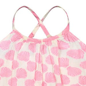 Mini Chantal Sundress- Shell Beach Pink|11779