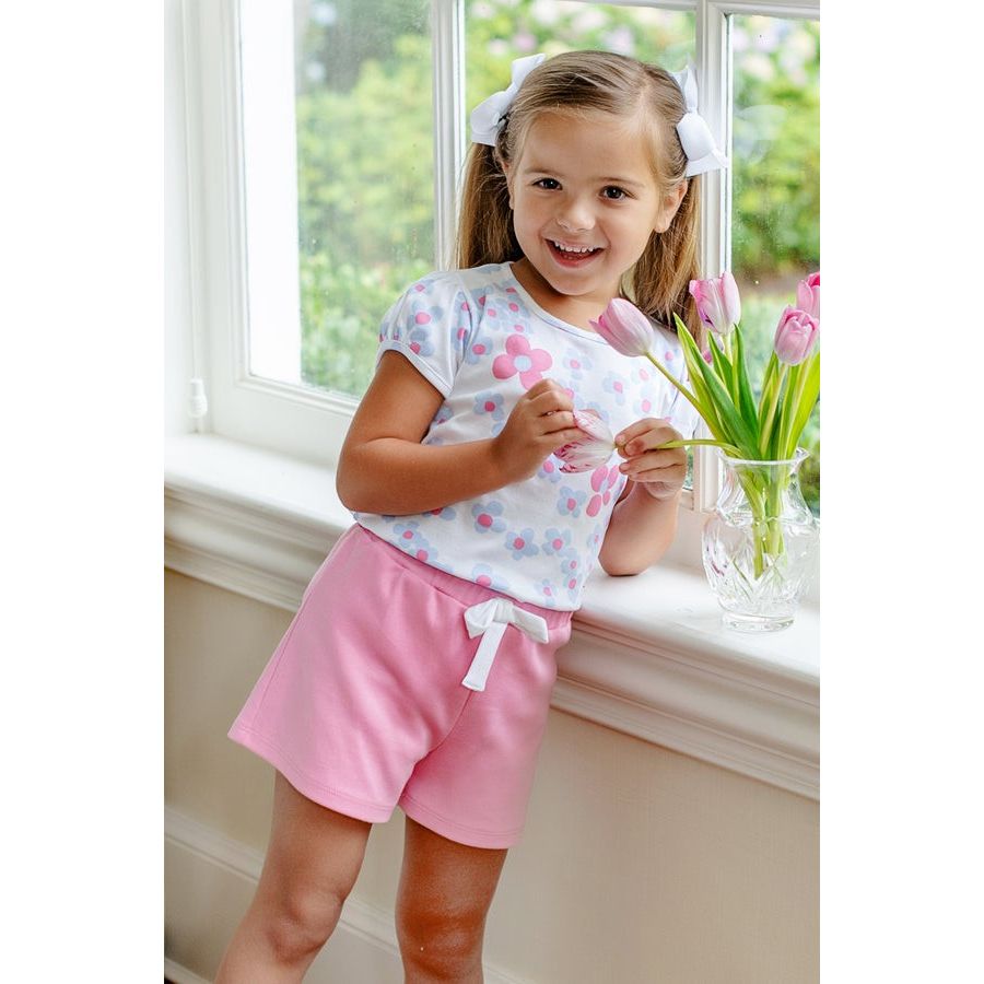 Shipley Shorts - Hamptons Hot Pink/Worth Ave White|11714