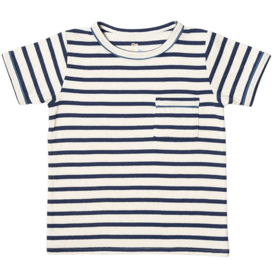 Willie T-Shirt, Navy Stripe|10524