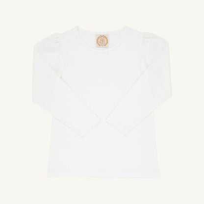 Long Sleeve Penny`s Play Onesie - Worth Ave White|12737