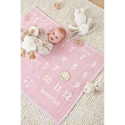 Blush Milestone Mini Blanket|10235