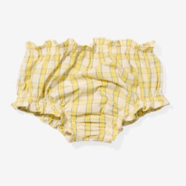 Daisy Baby Dress, Yellow Picnic Check|6696