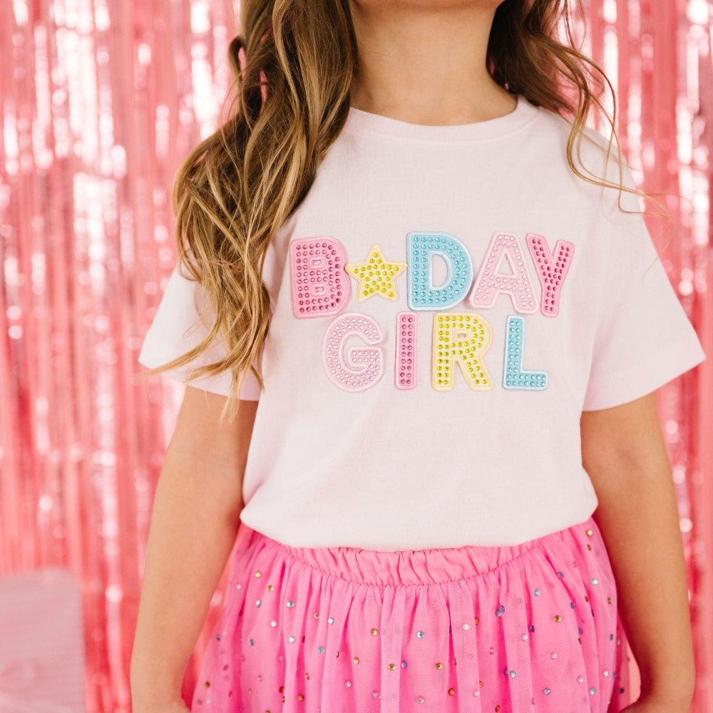 Birthday Girl Rhinestone T-shirt|12562