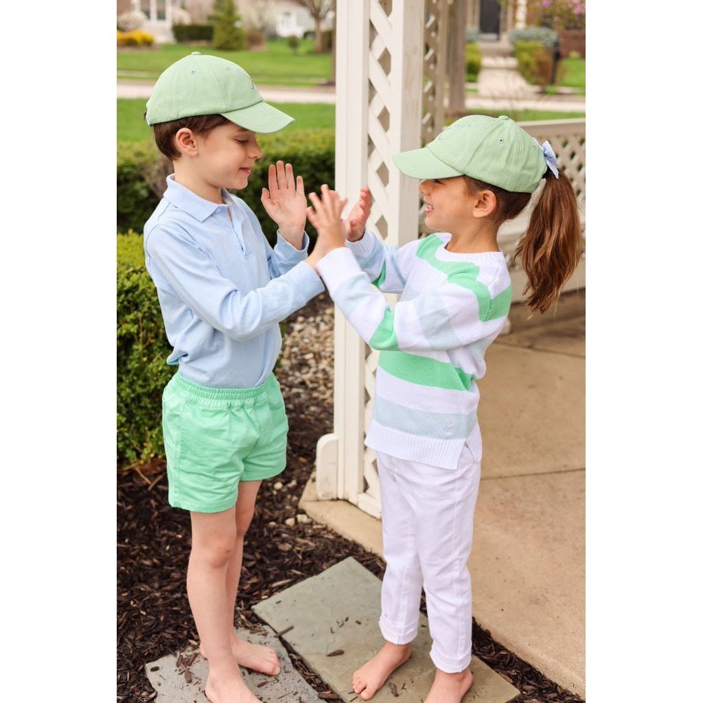 Girls' Golf Clubs Bow Baseball Hat- green|8084