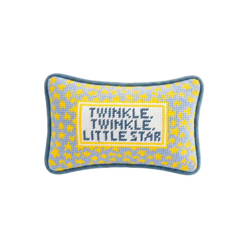 Twinkle Twinkle Mini Needlepoint Pillow|13538