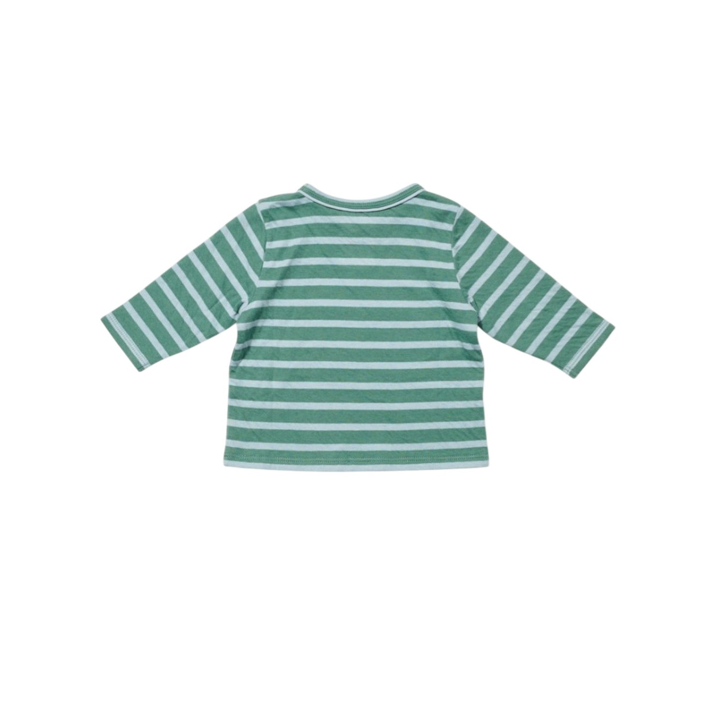 Edward Baby T-Shirt, Forest Stripe