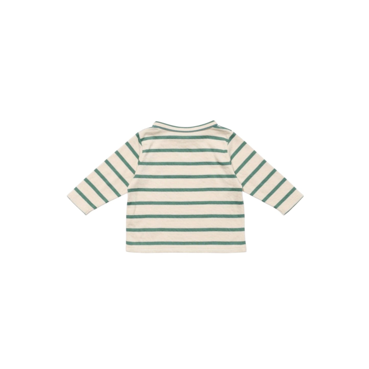 Edward Baby T-Shirt, Pine Stripe